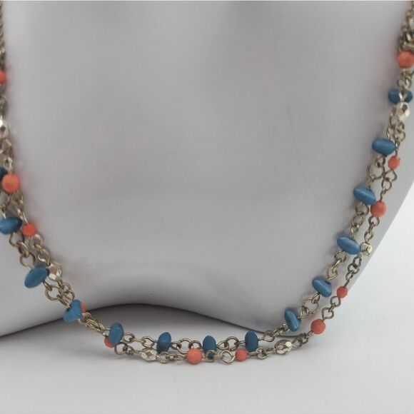 Native jumble beaded necklace N1121 - Picture 2 of 3